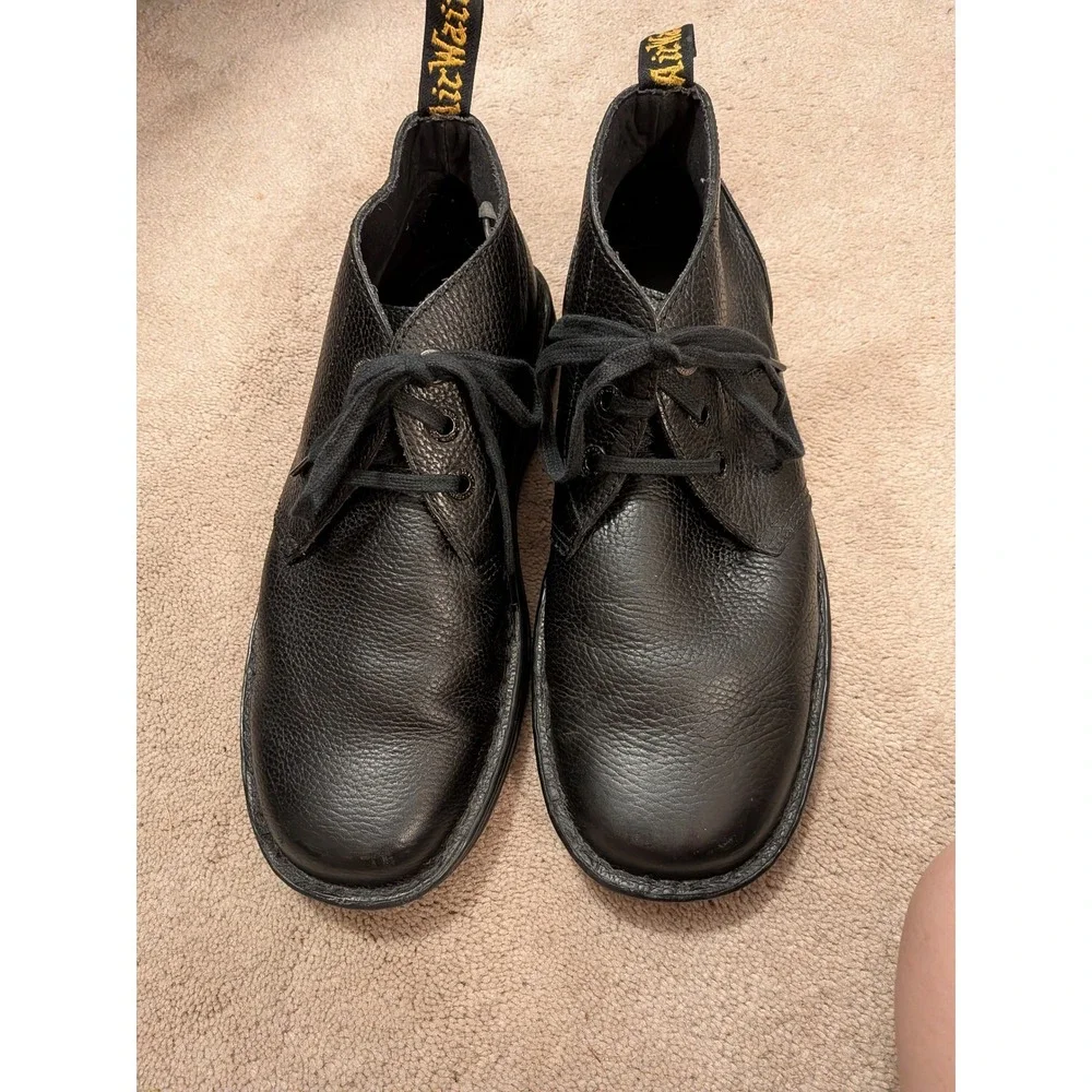 Dr. Martens Sussex Black Pebbled Leather Chukka Boots Mens 11 Industrial AW004